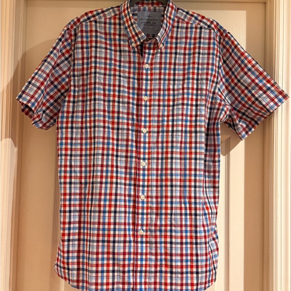 Saddlebred Other - Saddlebred men’s button up short sleeved shirt size large EUC